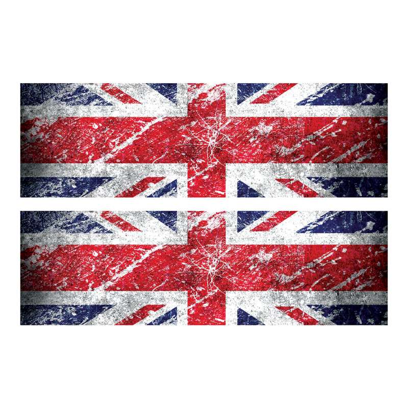 برچسب رکاب خودرو گراسیپا طرح انگلیس مدل A05 بسته 2 عددی