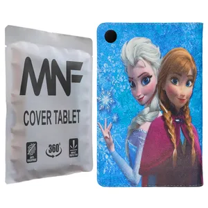 کیف کلاسوری ام ان اف طرح دخترانه السا و آنا کد M-282 مناسب برای تبلت سامسونگ Galaxy Tab A8 10.5 / X200 / X205