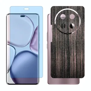 Glass Together model anti blue screen protector suitable for Honor X9c mobile phone with back cover sticker