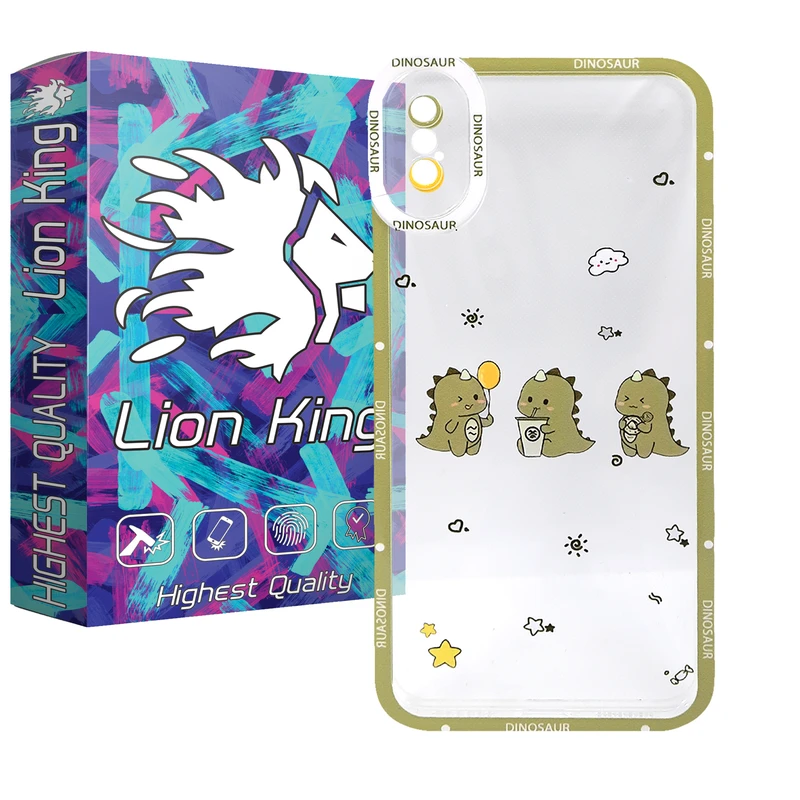 کاور لاین کینگ مدل 3daeenasor  مناسب برای گوشی موبایل اپل iPhone X/Xs