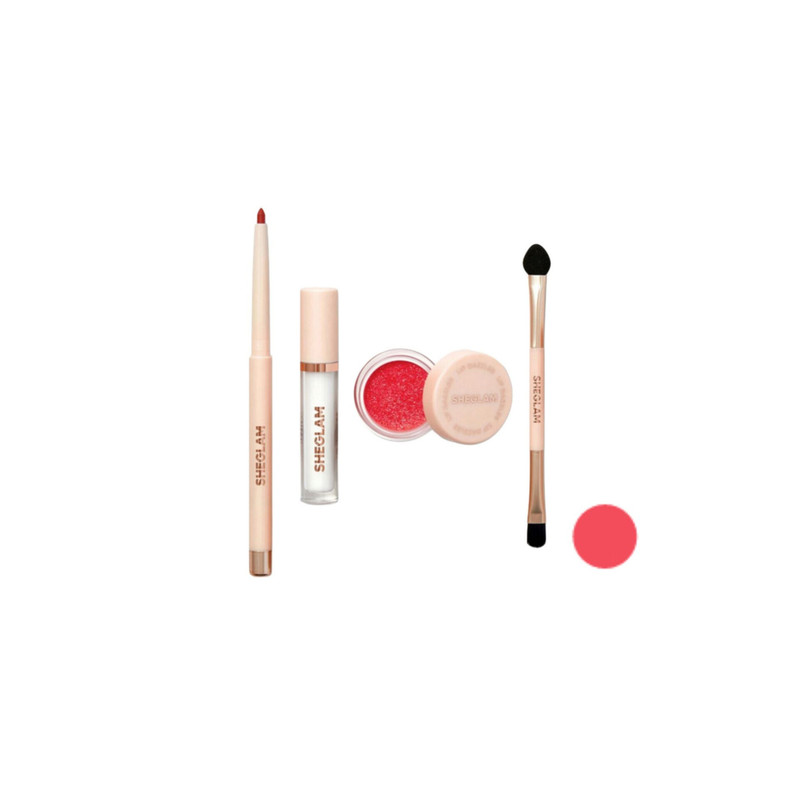 مجموعه آرایش لب شیگلم مدل Glitter Kit Red Carpet شماره 02  مجموعه 4 عددی