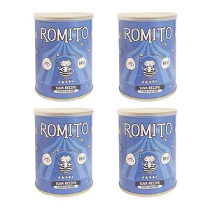کنسرو غذای گربه رومیتو مدل پته ماهی تن وزن 380 گرم مجموعه 4 عددی