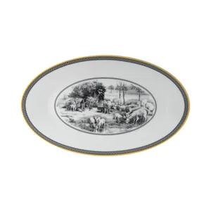 دیس چینی زرین ایران مدل ایتالیا 24 ویلیج درجه عالی