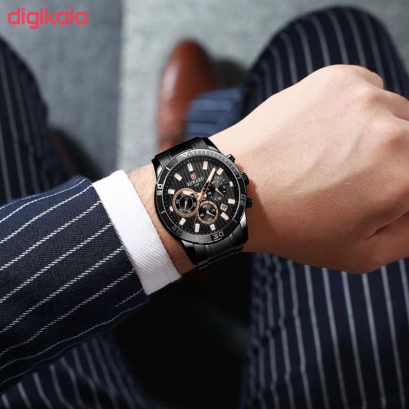 ساعت مچی عقربه ای ریوارد مدل RD-81009-bl - - 6