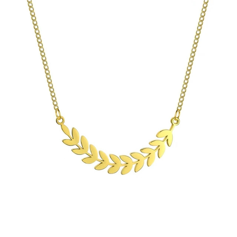 گردنبند طلا 18 عیار زنانه آرا مدل گندم