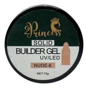 سولید ژل کاشت ناخن پرنسس مدل NUDE حجم 15 میلی لیتر