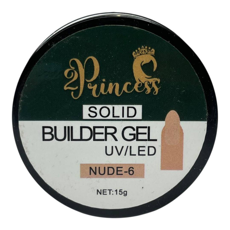 سولید ژل کاشت ناخن پرنسس مدل NUDE حجم 15 میلی لیتر