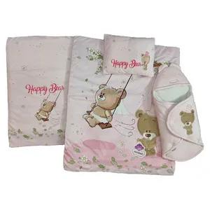 سرویس خواب 4 تکه کودک طرح خرس تاب باز