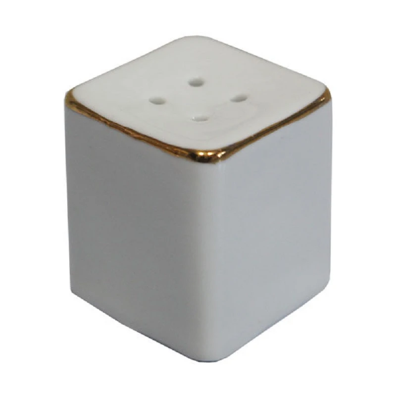 نمکدان لورین مدل سناتور طرح خط طلا بسته 6 عددی