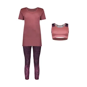  ست 3 تکه لباس ورزشی زنانه مدل Mhr-1021