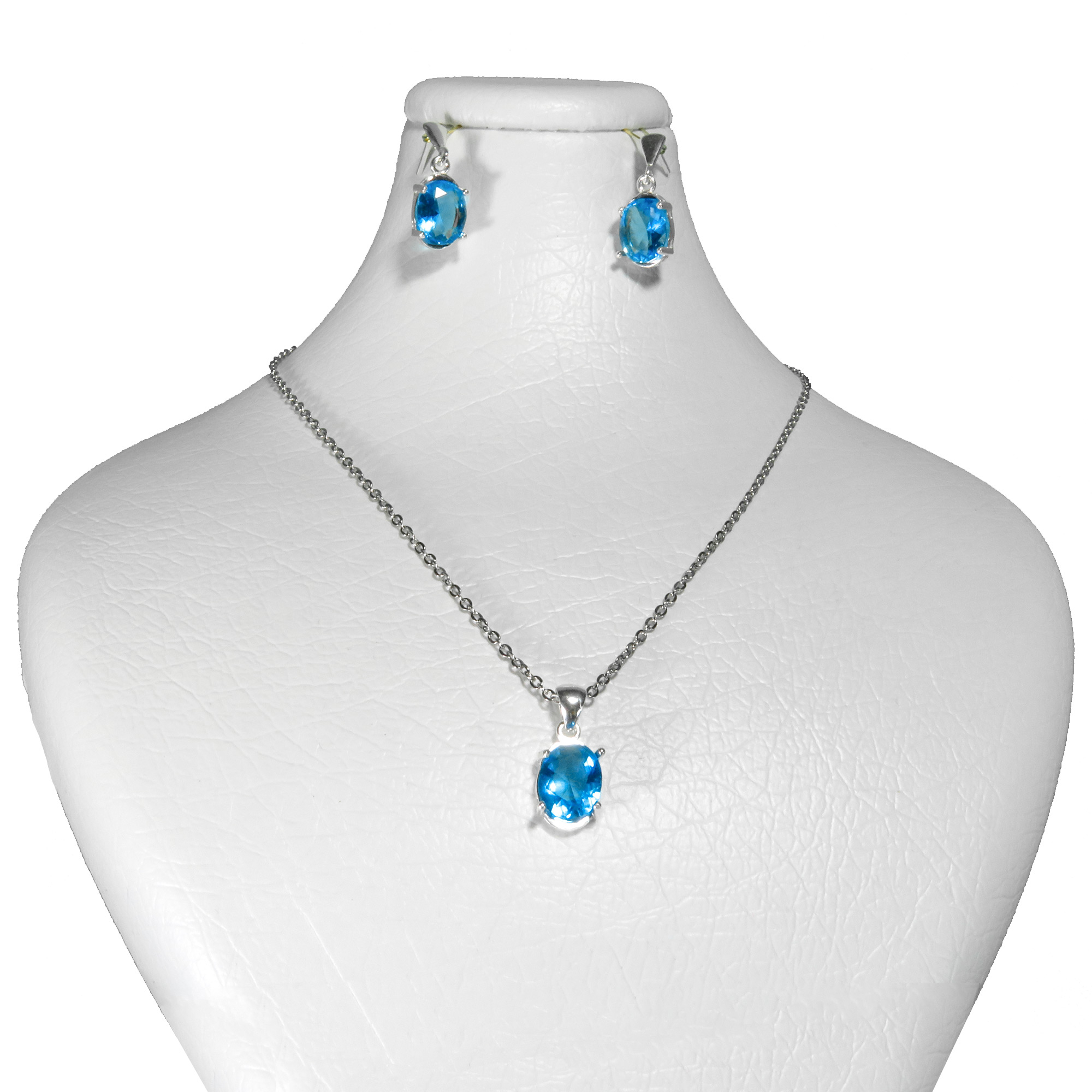 نیم ست نقره زنانه کد AV173-S10 C1