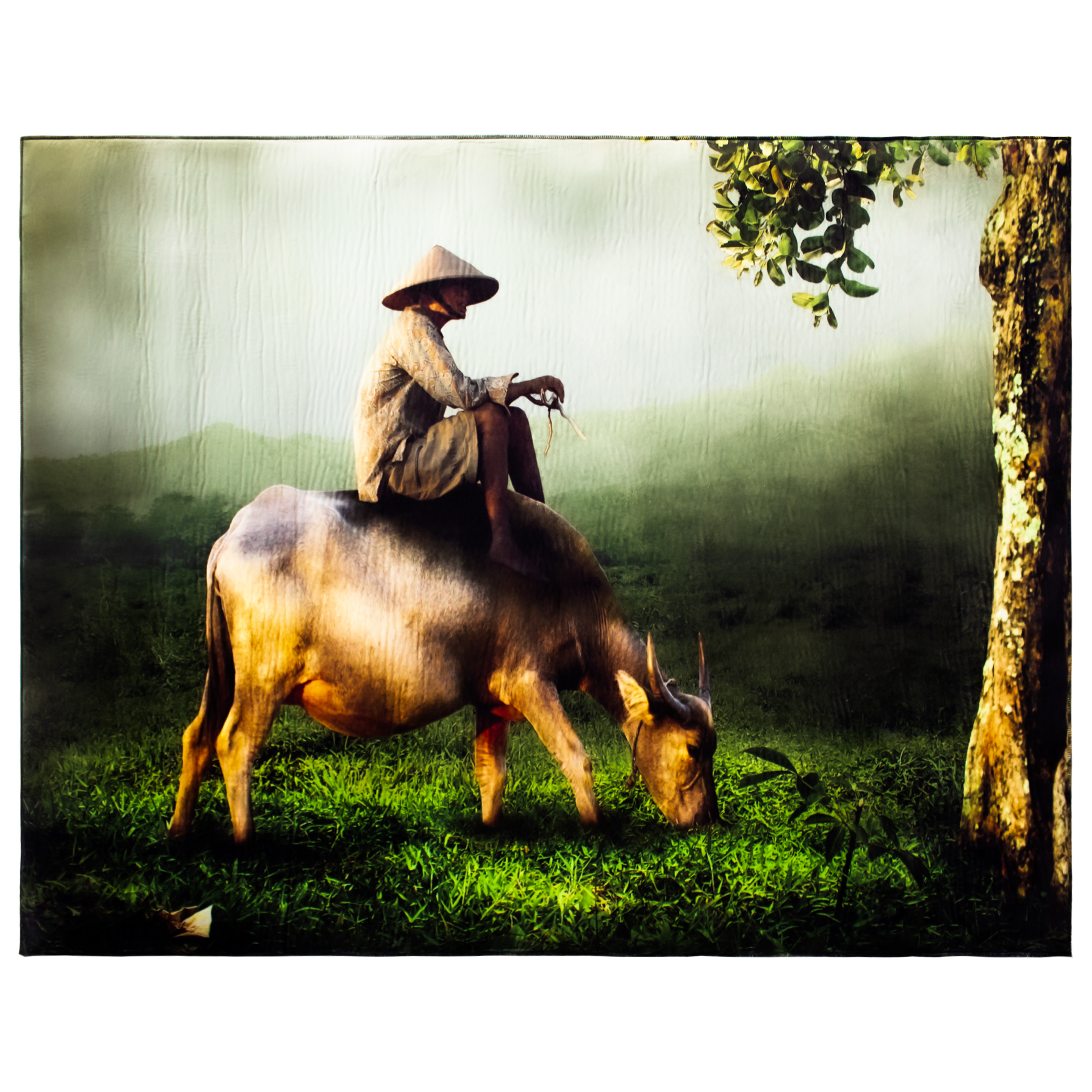 فرش ماشینی جانگل مدل  Far East کد 3D-R53