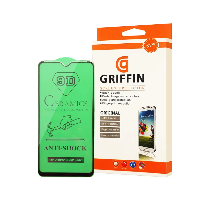 محافظ صفحه نمایش سرامیکی گریفین مدل FLCRG GN st مناسب برای گوشی موبایل سامسونگ Galaxy A10