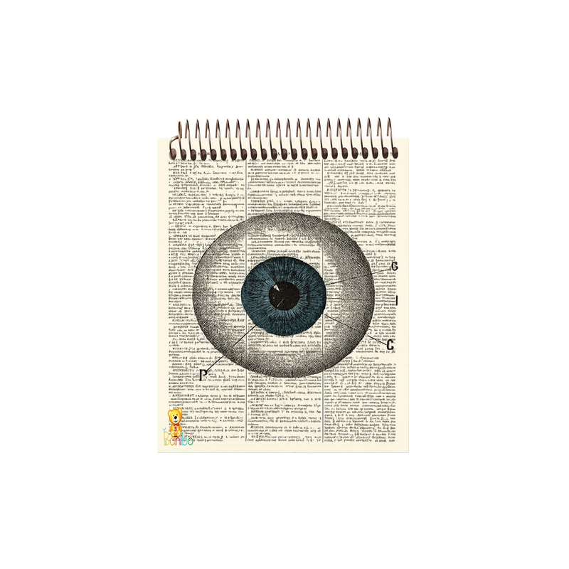 دفترچه نقاشی 50 برگ بانیبو مدل  چشم کد 2761