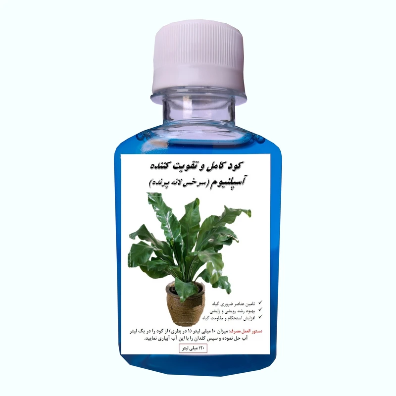 کود آسپلنیوم سرخس لانه پرنده مدل Am حجم 120 میلی لیتر