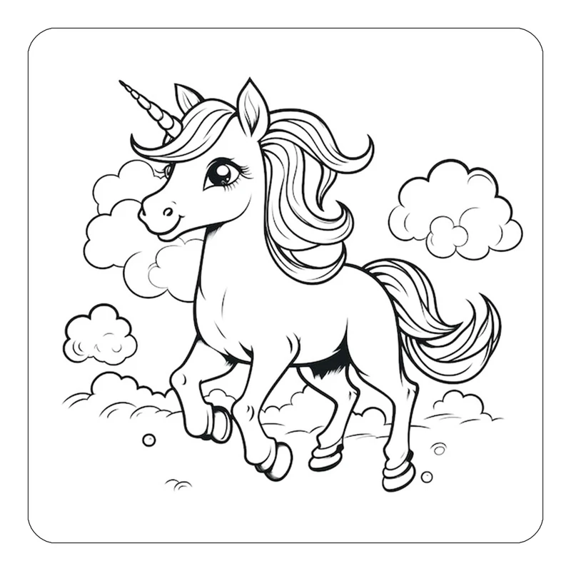 مگنت کاکتی طرح اسب تک شاخ و یونیکورن مدل mp30270