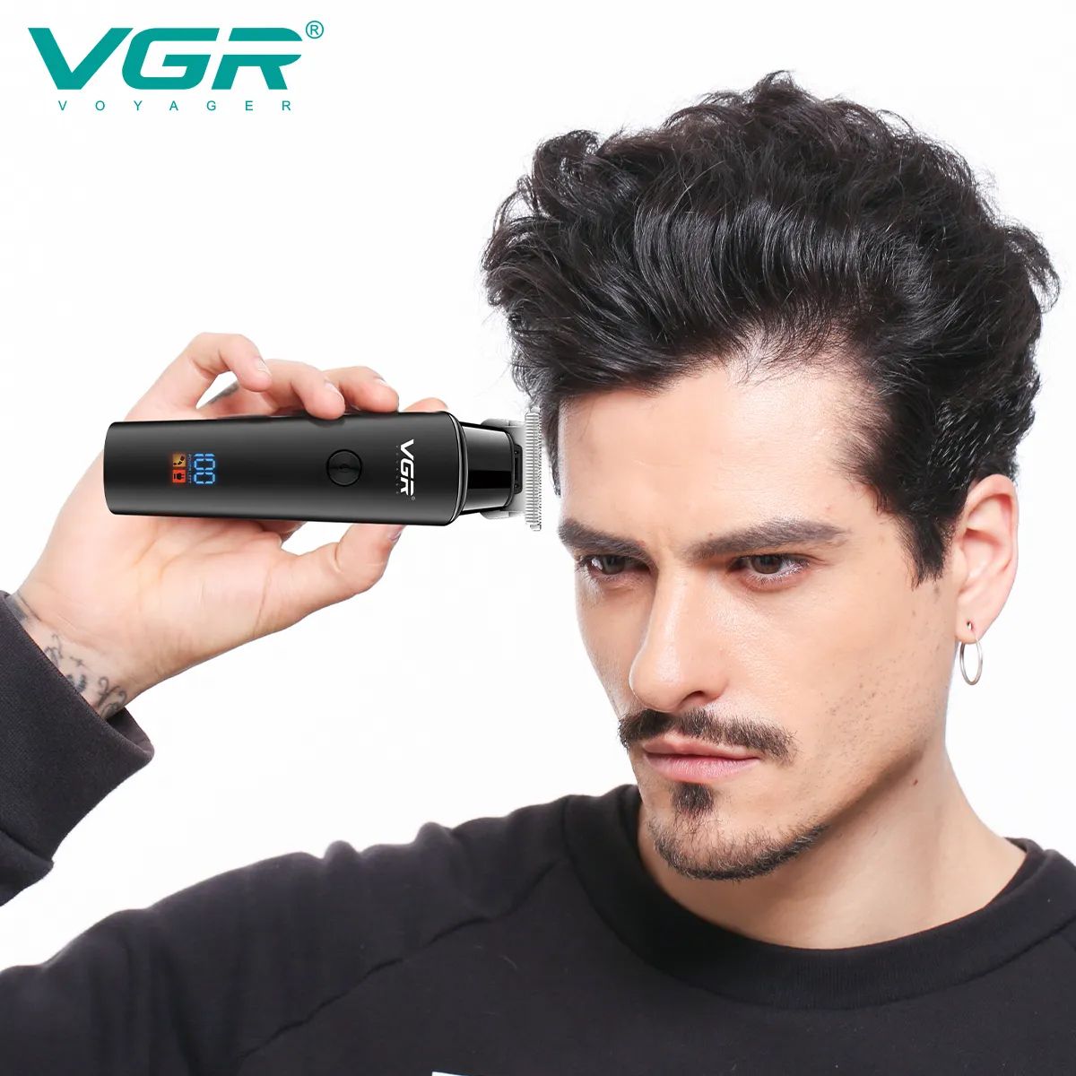 ماشین اصلاح موی سر و صورت وی جی ار مدل 937 به همراه تیغه یدک بسته 2 عددی -  - 7