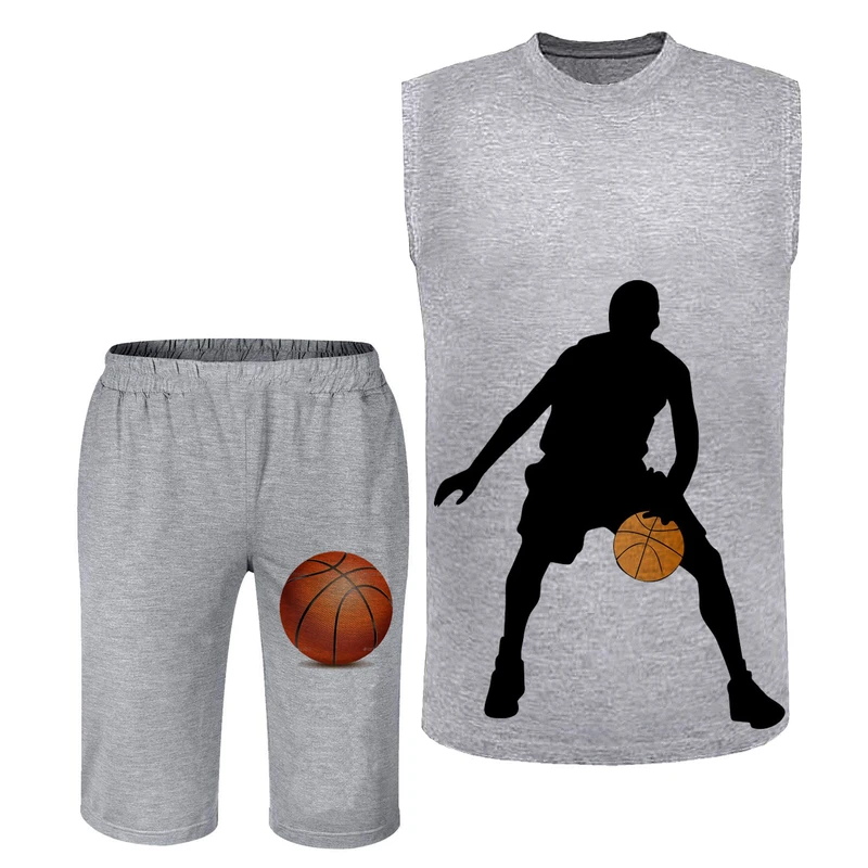 ست تاپ و شلوارک مردانه مدل بسکتبالیست N10