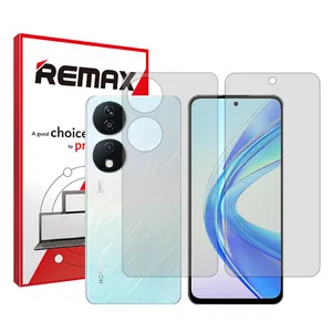 Remax HyGEL model transparent screen protector suitable for Honor X7b mobile phone along with the phone back protector