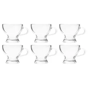 فنجان شیشه و بلور اصفهان مدل هارمونیکا بسته 6 عددی