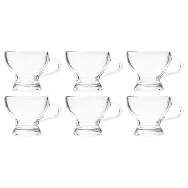 فنجان شیشه و بلور اصفهان مدل هارمونیکا بسته 6 عددی