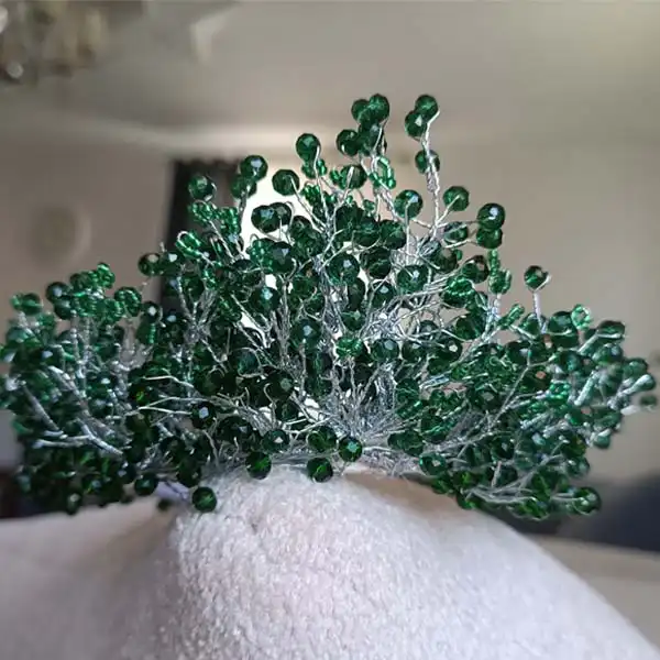 تاج عروس زنانه مدل مرواریدی