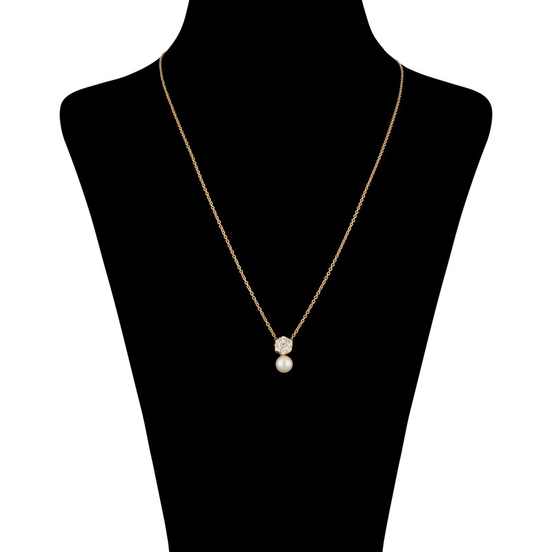 گردنبند طلا 18 عیار زنانه پرسته مدل WN391