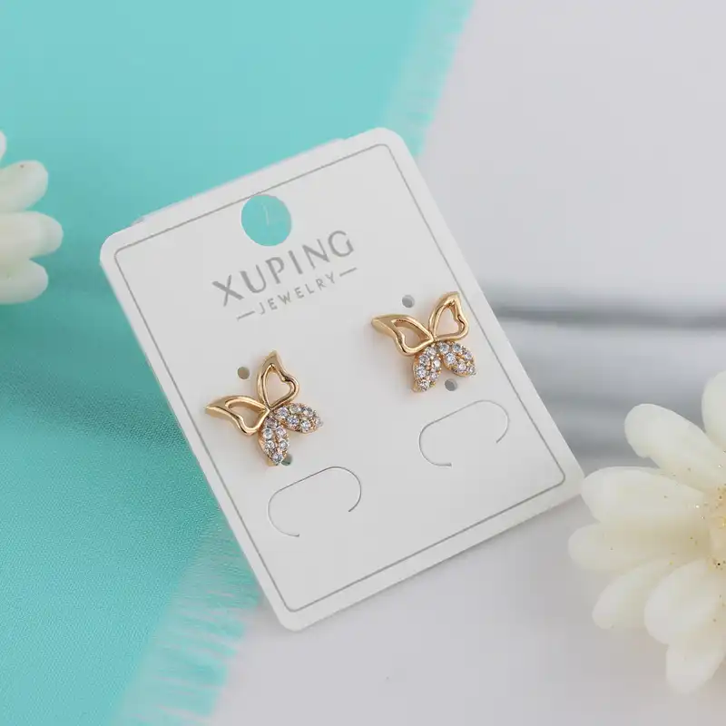 گوشواره زنانه ژوپینگ مدل پروانه کد J747