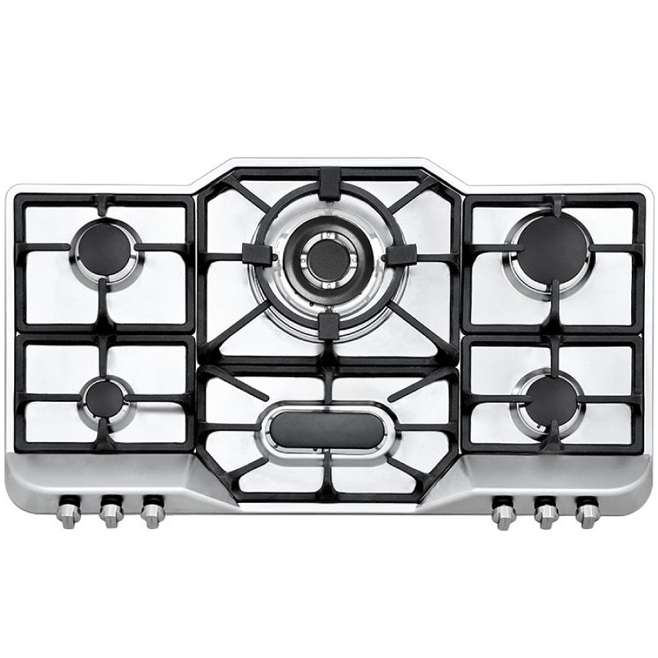 اجاق گاز صفحه‌ای شش شعله استیل البرز مدل S-6901