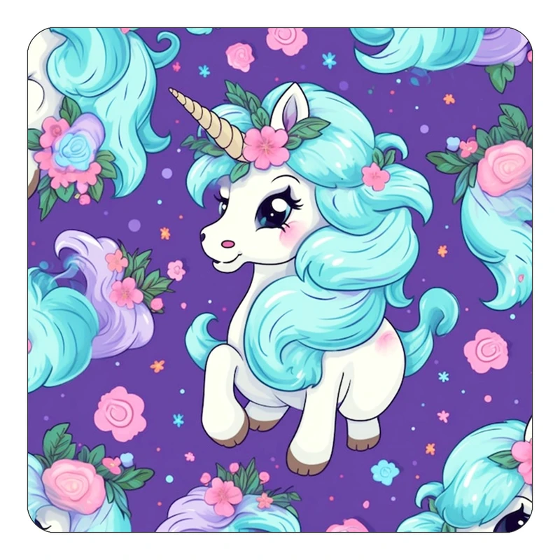 مگنت کاکتی طرح اسب تک شاخ و یونیکورن مدل mp31889