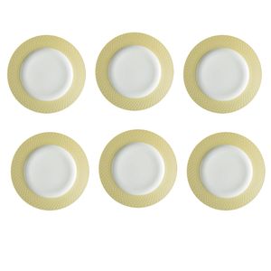 پیش دستی چینی زرین ایران مدل رادیانس 19 آداجیو درجه عالی بسته 6 عددی