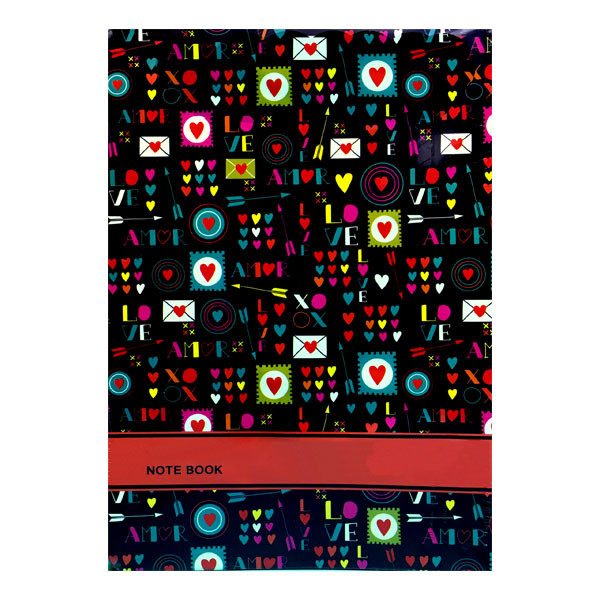  دفتر کلاسوری 100 برگ مدل love کد 0126