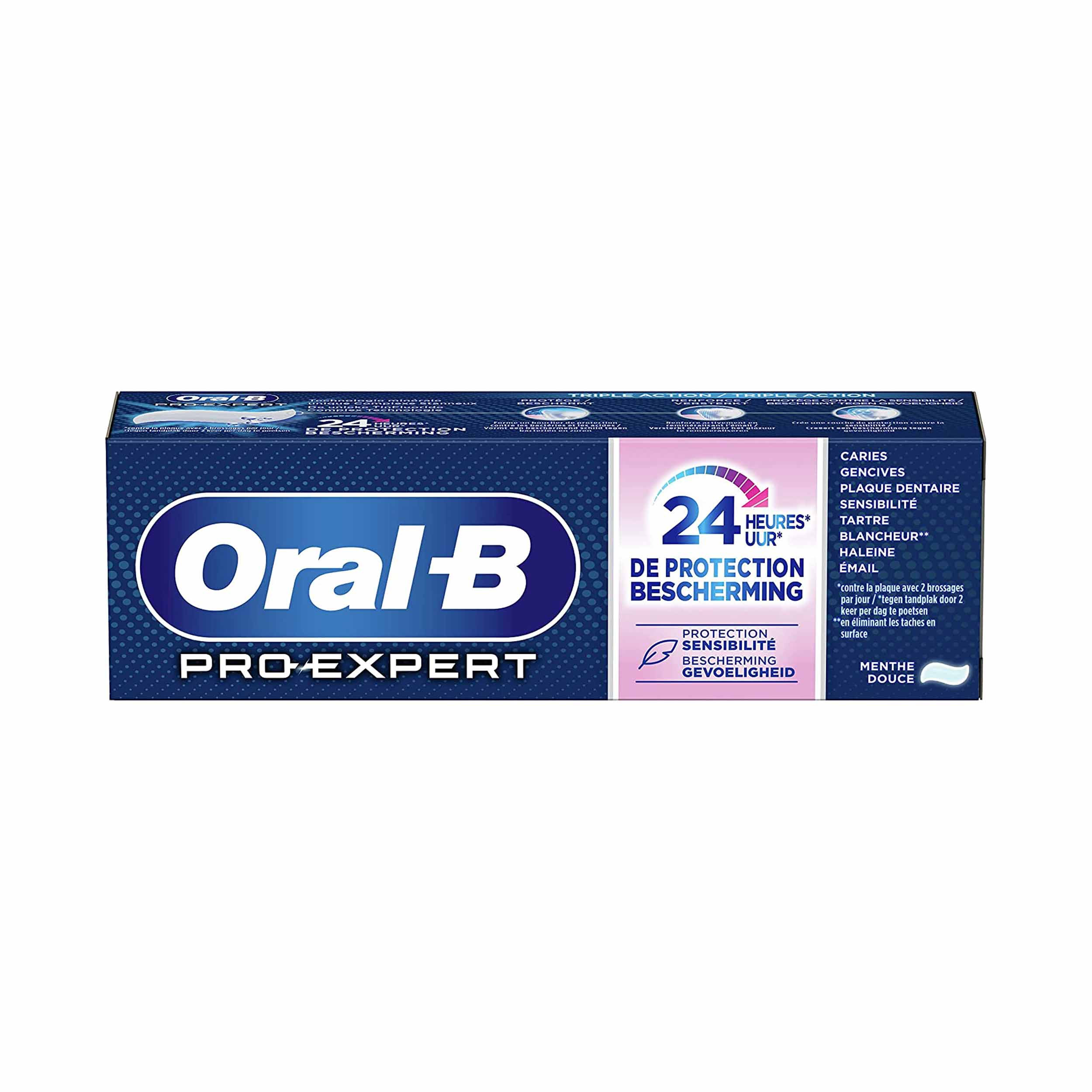 خمیر دندان اورال-بی مدل Pro Export 24 Hours حجم 75 میلی لیتر