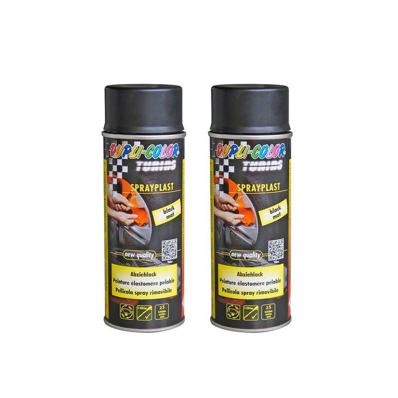 اسپری رنگ رینگ پلاست مشکی دوپلی کالر مدل sprayplast حجم 400 میلی لیتر مجموعه 2 عددی اسپری رنگ رینگ پلاست مشکی دوپلی کالر مدل sprayplast حجم 400 میلی لیتر مجموعه 2 عددی