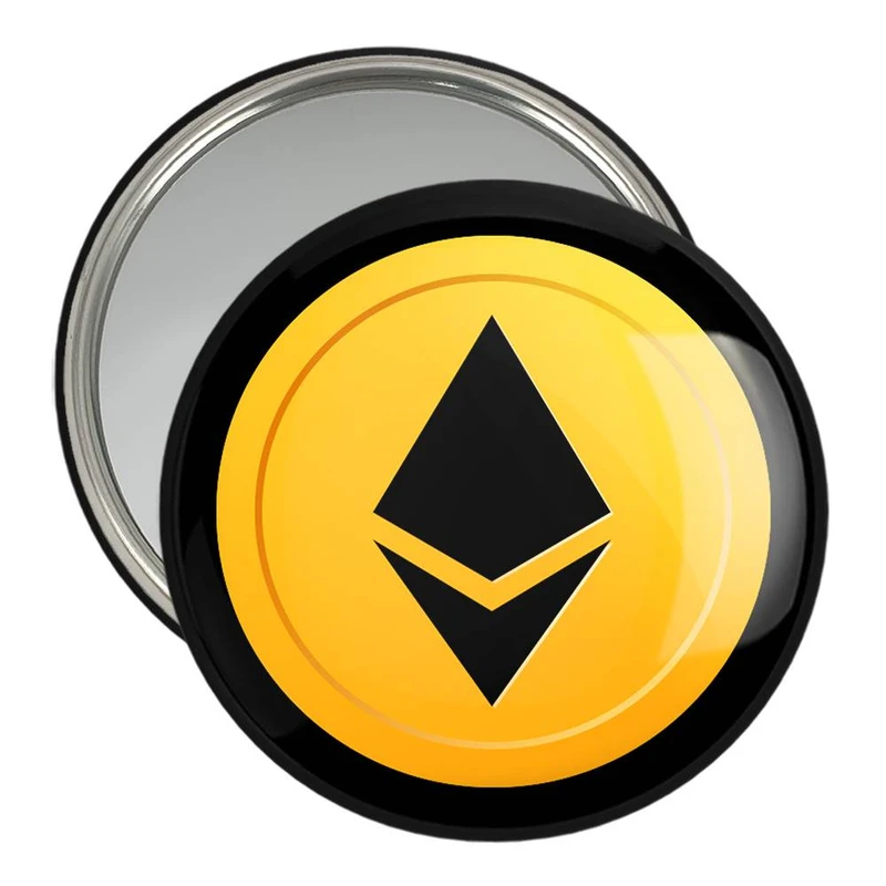 آینه جیبی خندالو مدل ارز دیجیتال اتریوم  کد 10906