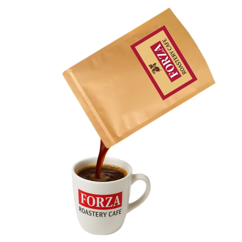 عکس شماره 5 : پودر قهوه اسپرسو 100 درصد روبوستا فورزا-250 گرم