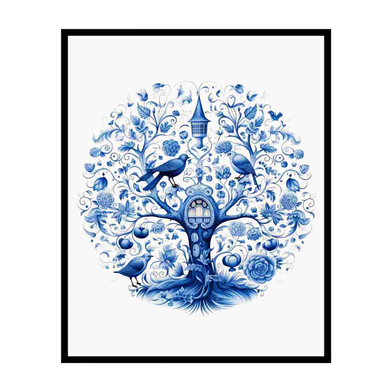 پوستر مدل چاپ درخت 2