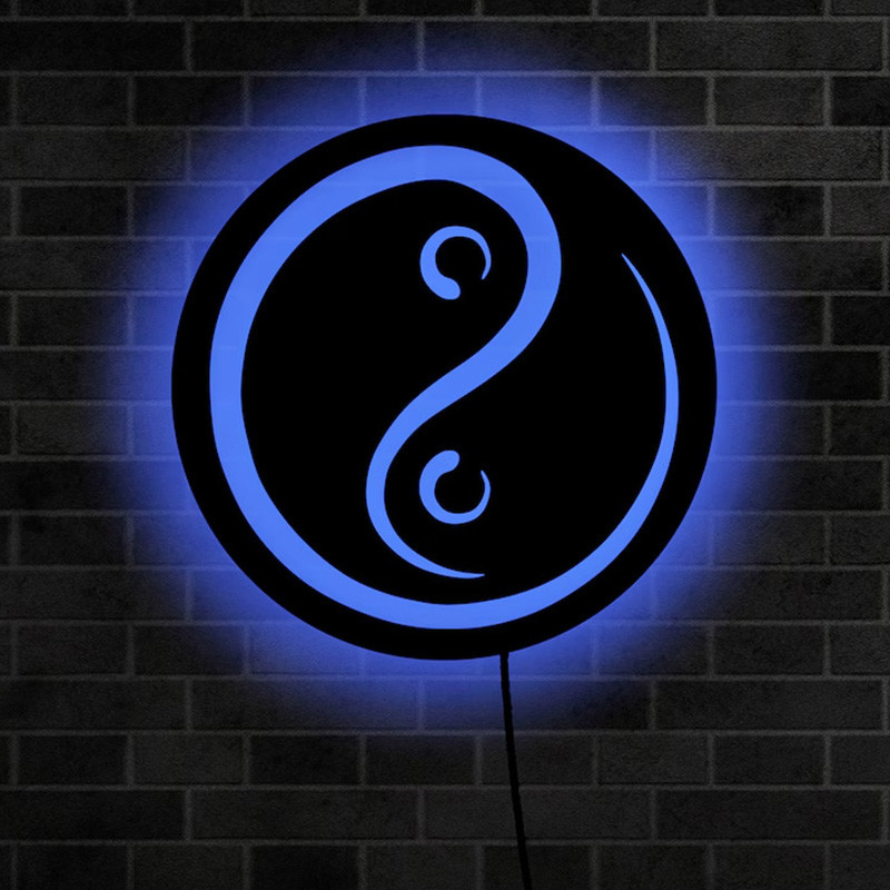چراغ دیواری طرح Yin Yang