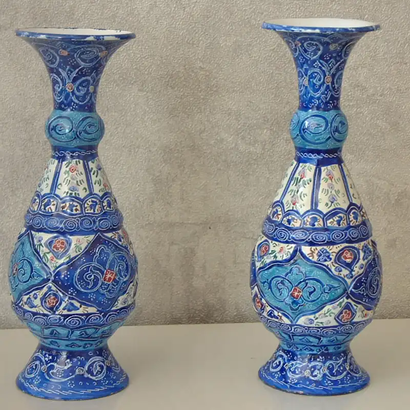 گلدان میناکاری طرج گنجینه بسته 2 عددی