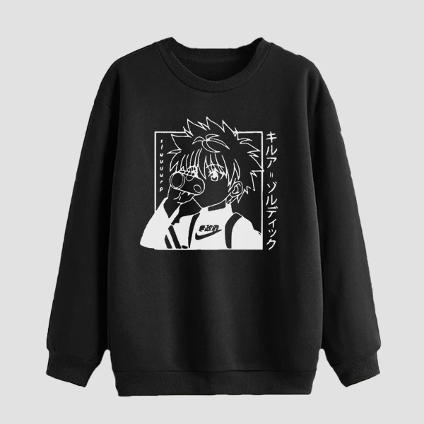 سویشرت مردانه مدل دورس انیمه ای شخصیت کیلوا کد anm003