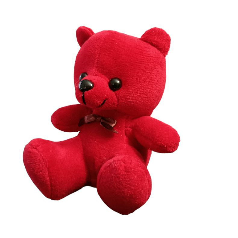 عروسک مدل خرس نشسته ارتفاع 15سانتی متر