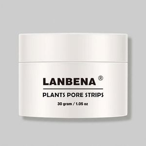 ماسک پاک کننده بینی کرمی لنبنا مدل PLANTS وزن 30 گرم بسته 60 عددی کوچککننده منافذ، رفع جوش سرسیاه، ضد حساسیت و مناسب استفاده روزانه