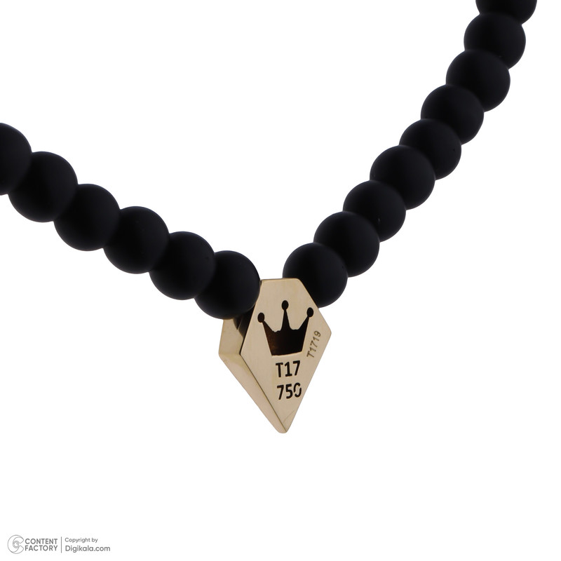 گردنبند طلا 18 عیار مردانه تاج مدل G337