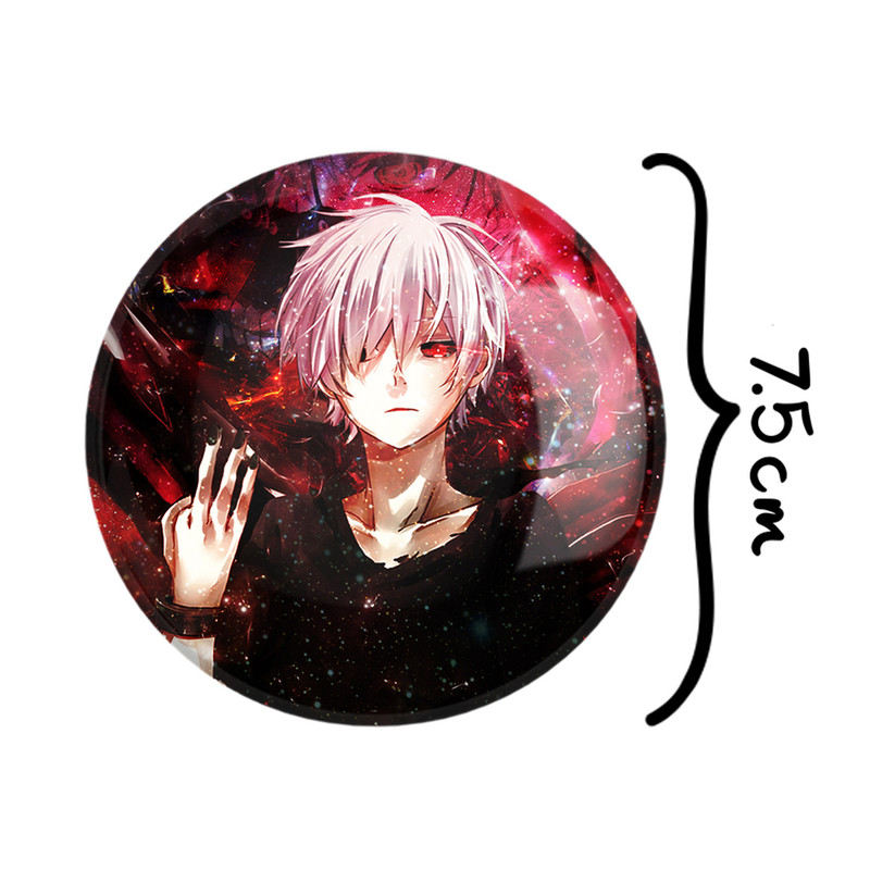 آینه جیبی خندالو طرح کانکی کن انیمه توکیو غول Tokyo Ghoul مدل تاشو کد 11911