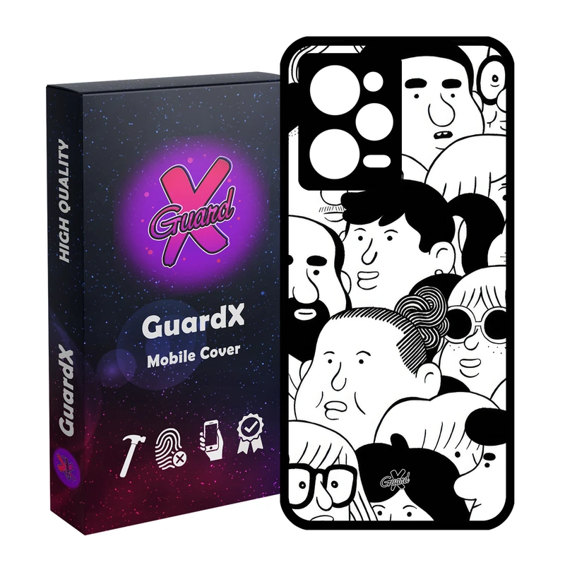 کاور گارد ایکس طرح آدم مدل Glass10641 مناسب برای گوشی موبایل شیائومی Redmi Note 12 Pro 5G/Poco X5 Pro 5G/Note 12 Pro Pro speed