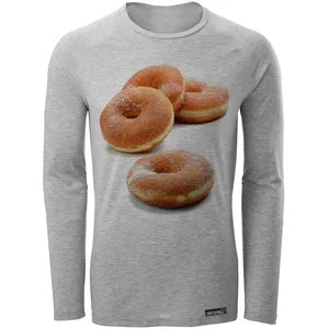 تی شرت آستین بلند مردانه 27 مدل Doughnut کد MH1416