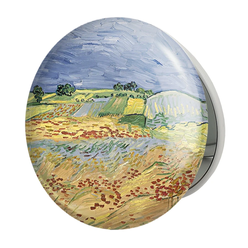 آینه جیبی خندالو طرح ونسان ونگوگ (Van Gogh) مدل تاشو کد 36798