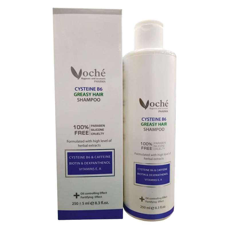 شامپو ضد ریزش مو وچه مدل CYSTEINE B6 حجم 250 میلی‌لیتر