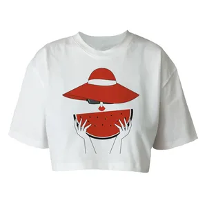 کراپ‌تاپ آستین کوتاه زنانه کد  s 85