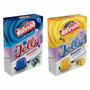 پودر ژله بلوبری و آناناس کهربا - 100 گرم مجموعه 2 عددی